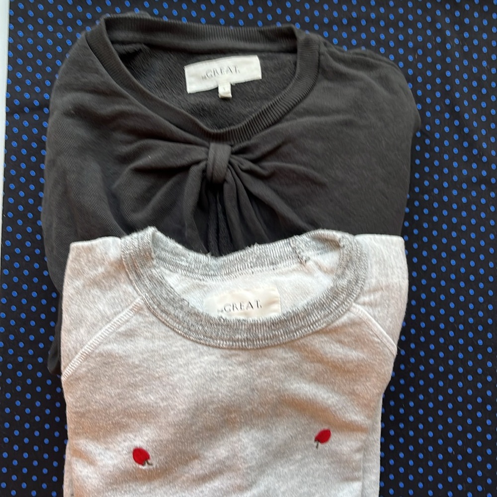 THE GREAT. Bundle sweatshirt